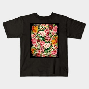 Flower Power - Love - Hearts - beautiful roses - Tattoo Kids T-Shirt